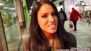 german amateur latina teen public pick up in shopping center