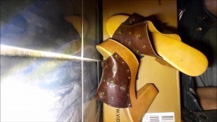 Cum on wooden High Heel Sandals Clogs