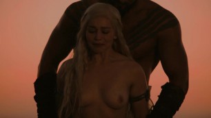 GOT Emilia Clarke Sex Scenes (No Music)