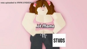 STUDS - Brunette step mom MILF shows off in nude photo shoot (ROBLOX PORN/RR34)