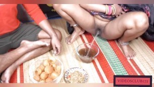 Indian XXX Panipuri step mom mootana Pissing Video in Hindi voice